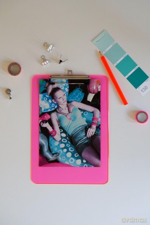 MAUL Klemmbrett MAULneon DIN A4 neonpink