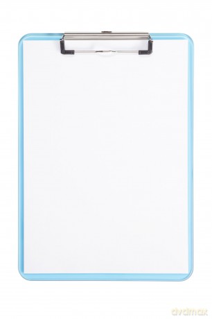 Maul Klemmbrett, Neonblau