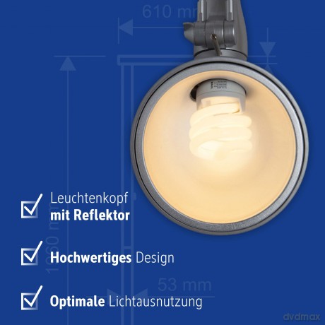 Maul Leuchte rock silber
