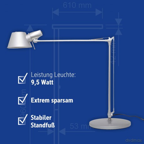 Maul Leuchte rock silber