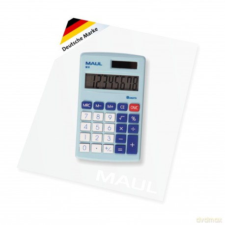 MAUL M 8 Taschenrechner hellblau
