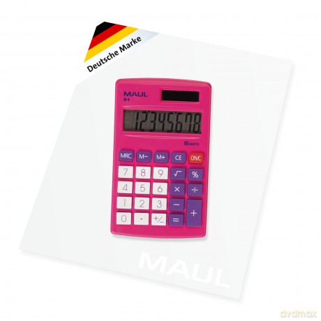 MAUL M 8 Taschenrechner pink