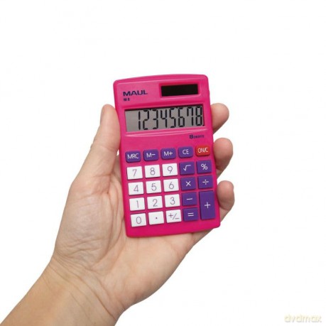 MAUL M 8 Taschenrechner pink