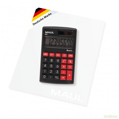 MAUL M 8 Taschenrechner schwarz