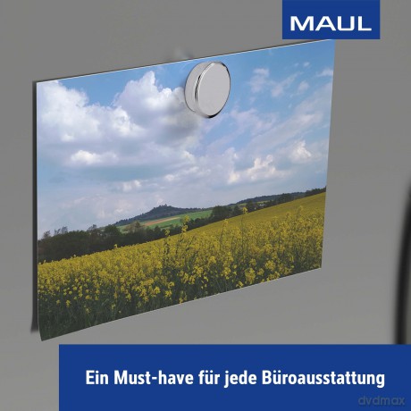 MAUL Magnet silber 3,0 x 0,9 cm