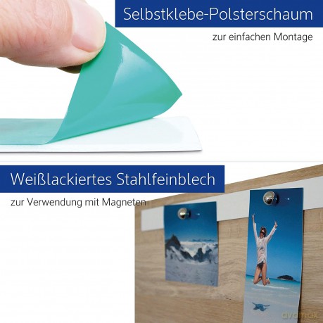 Maul Magnetband 1m weiss
