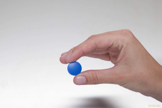 Maul: MAUL Magnete blau, Kunststoff 2,0 cm,
