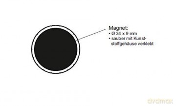 Maul: MAUL Magnete farbsortiert, Kunststoff