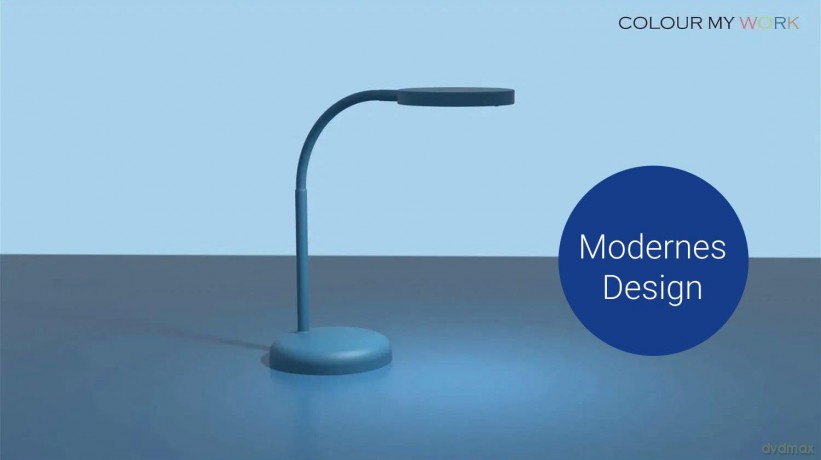 Maul: MAUL MAULjoy LED-Schreibtischlampe blau