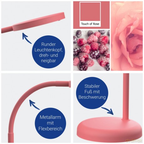 Maul: MAUL MAULjoy LED-Schreibtischlampe rosa