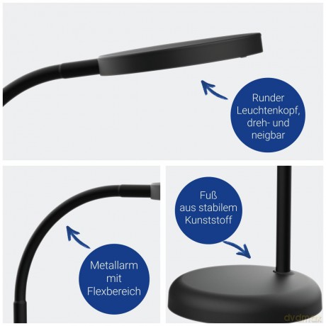Maul: MAUL MAULjoy LED-Schreibtischlampe schwa