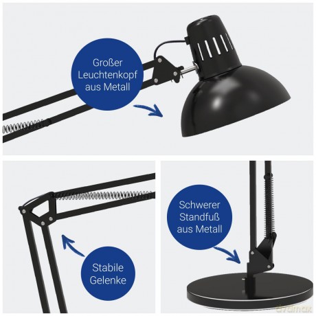 Maul: MAUL MAULstudy Schreibtischlampe schwarz