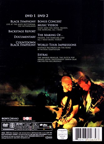 Within Temptation: Black Symphony (digipack) [2DVD]