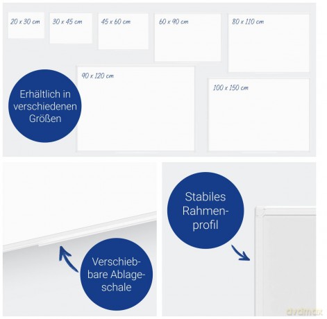 Maul: MAUL Whiteboard MAULprimo 30,0 x 45,0 cm