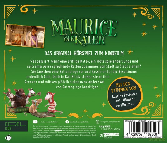Maurice Der Kater: Maurice-HSP Kino [CD]