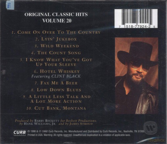 Williams Jr,Hank: Maverick (Original Classic Hits 20) [CD]