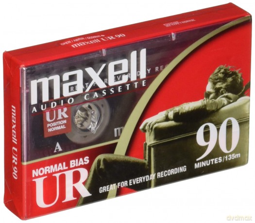 Maxell 108562 Ur-90 Audio Cassettes 90 Min 5 Pack: Maxell 108562 Ur-90 Audio Cassettes 90 Min 1 Piece [KASETA]