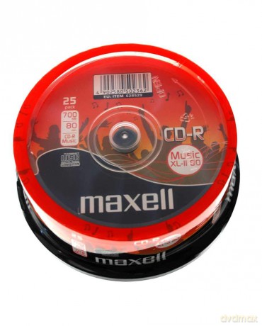 Maxell CD-R 80 52x Audio, Cake 25