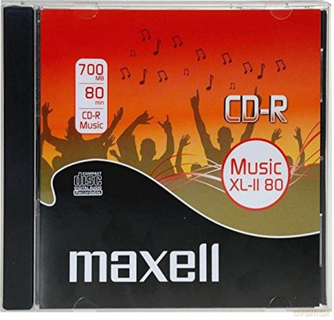 Maxell CD-R 80 Audio Music PRO, Jewelcas