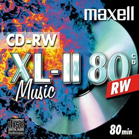Maxell CD-RW 80 Maxell Audio, JewelCase,