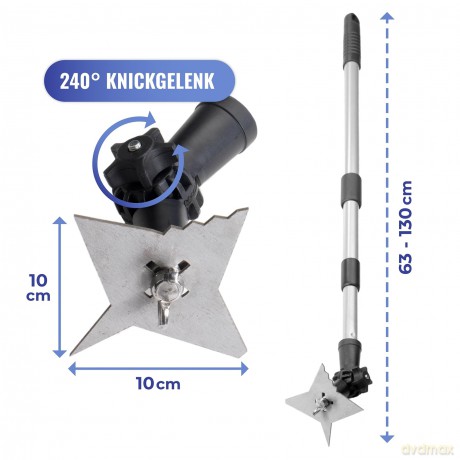 Maximex: Maximex Fugenkratzer 4-Zack 63,0 - 130,0
