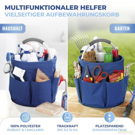 Maximex Putzmittel-Organizer blau