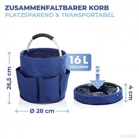 Maximex Putzmittel-Organizer blau
