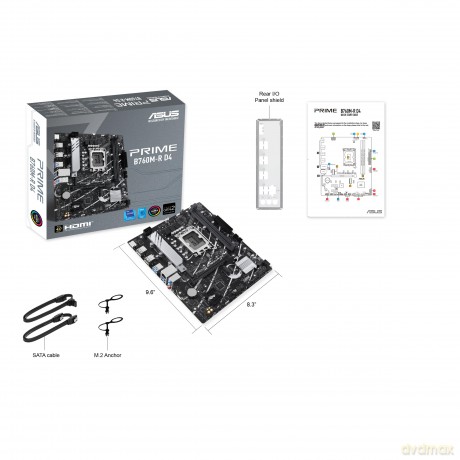 Mb Asus Pro B760m-R D4