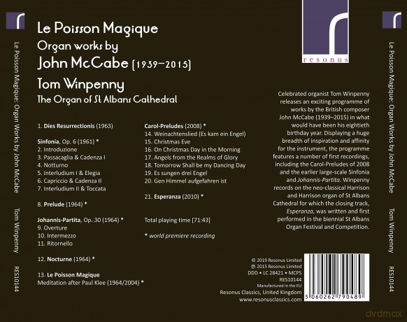 Tom Winpenny: Mccabele Poisson Magique [CD]