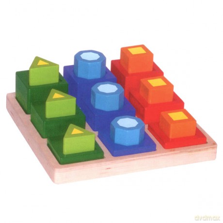 WOODYLAND Sorter z puzzlami