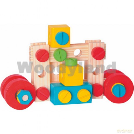 WOODYLAND Zestaw Construktor 130 El.