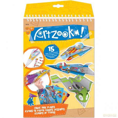WOOKY Notes Origami Komiksowe Samoloty