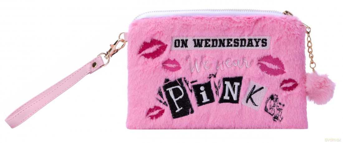 Mean Girls On Wednesdays We Wear Pink Plush Accessory Pouch [KSIĄŻKA]