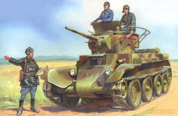ZVEZDA BT7 Soviet Tank with Crew