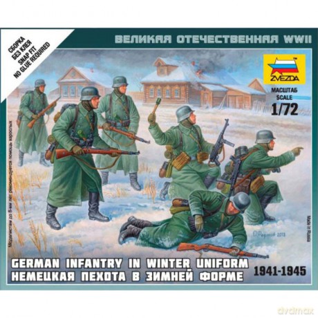 ZVEZDA German Infantry in Winter Uniform