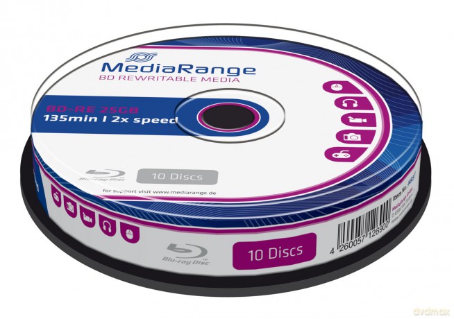 MediaRange BD-RE/MR501 2x 25GB Inh. 10 S