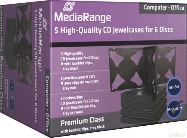 MediaRange CD-Hźllen/BOX34-6 f 6 Datentr
