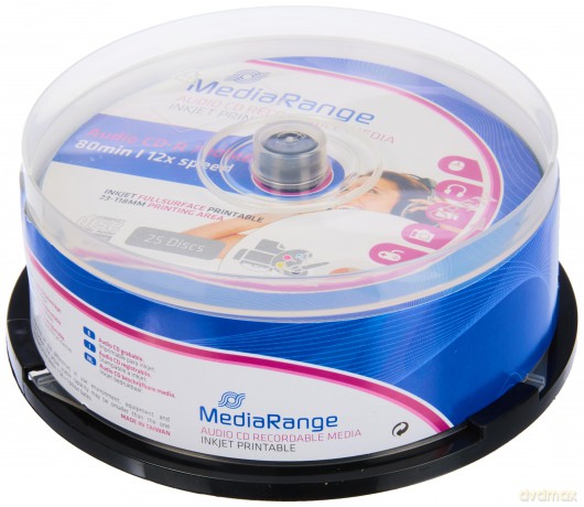 MediaRange CD-R 700MB 25pcs Audio vollfl