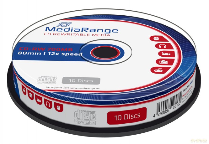MediaRange CD-RW 10er Spindel