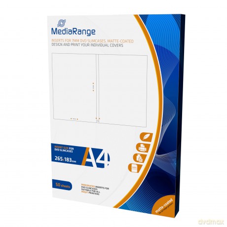 MediaRange DVD-Einleger/MRINK122 Inh. 50