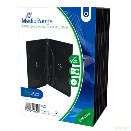 MediaRange DVD-Hźllen/BOX35-4 H191xB136x