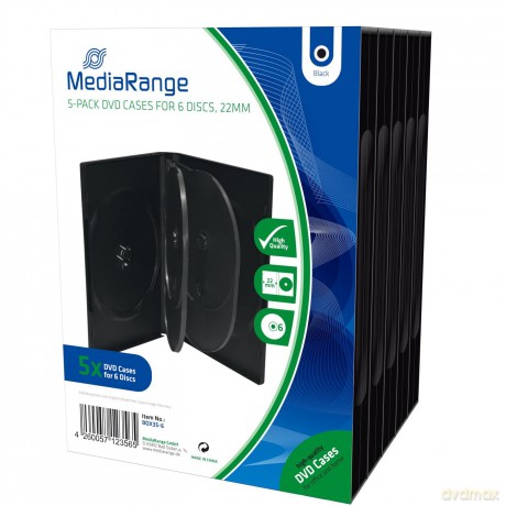 MediaRange DVD-Hźllen/BOX35-6 H191xB136x