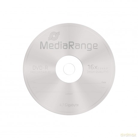 Dvd-R Empty: MEDIARANGE DVD-R 4.7 GB 16x SPEED (5 PIECES) [5CD]
