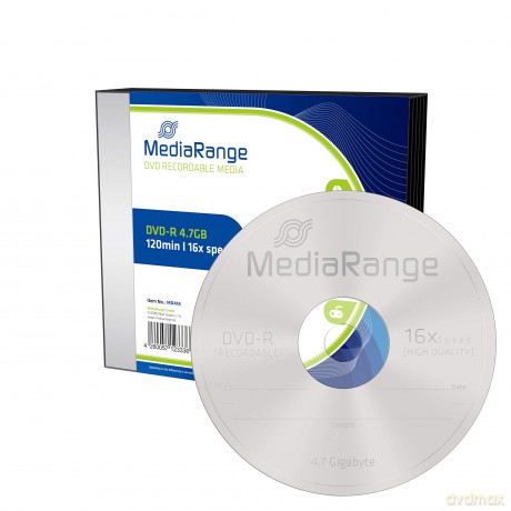 Dvd-R Empty: MEDIARANGE DVD-R 4.7 GB 16x SPEED (5 PIECES) [5CD]