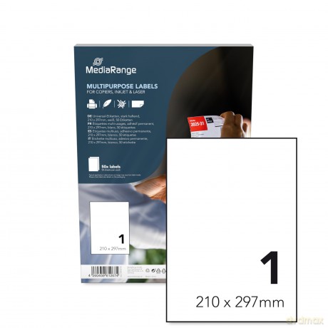 MediaRange Etiketten 210x297mm 50 St. st