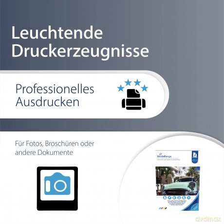 MediaRange Foto Papier hochglnzend DIN