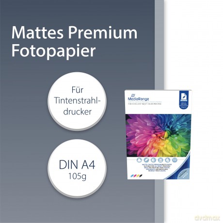 Mediarange: MediaRange Fotopapier MRINK116 DIN A4 ma