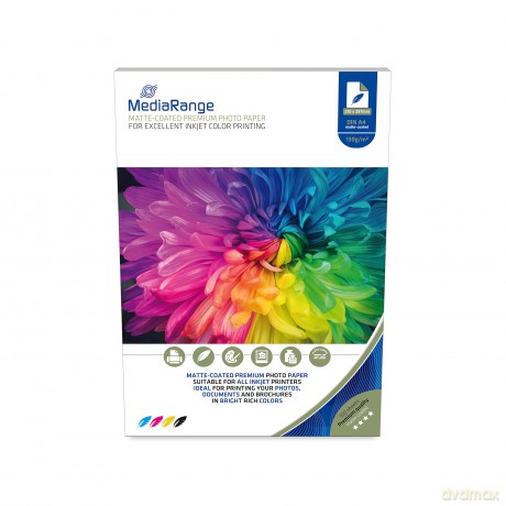MediaRange Fotopapier/MRINK101 A4 matt 1