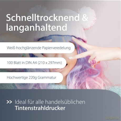 MediaRange Fotopapier/MRINK103 A4 hochgl