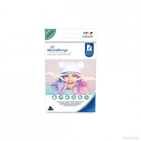 MediaRange Fotopapier/MRINK104 10x15cm h